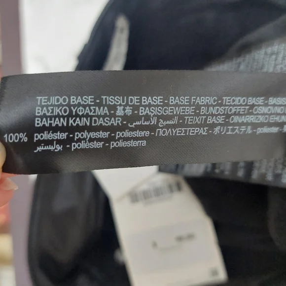 NWT Zara Vegan Leather High-rise 90s Wide Leg Pants, Size 2 - Picture 10 of 12